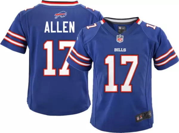 NFL Buffalo Bills Youth Josh Allen #17 Nike Team Jersey