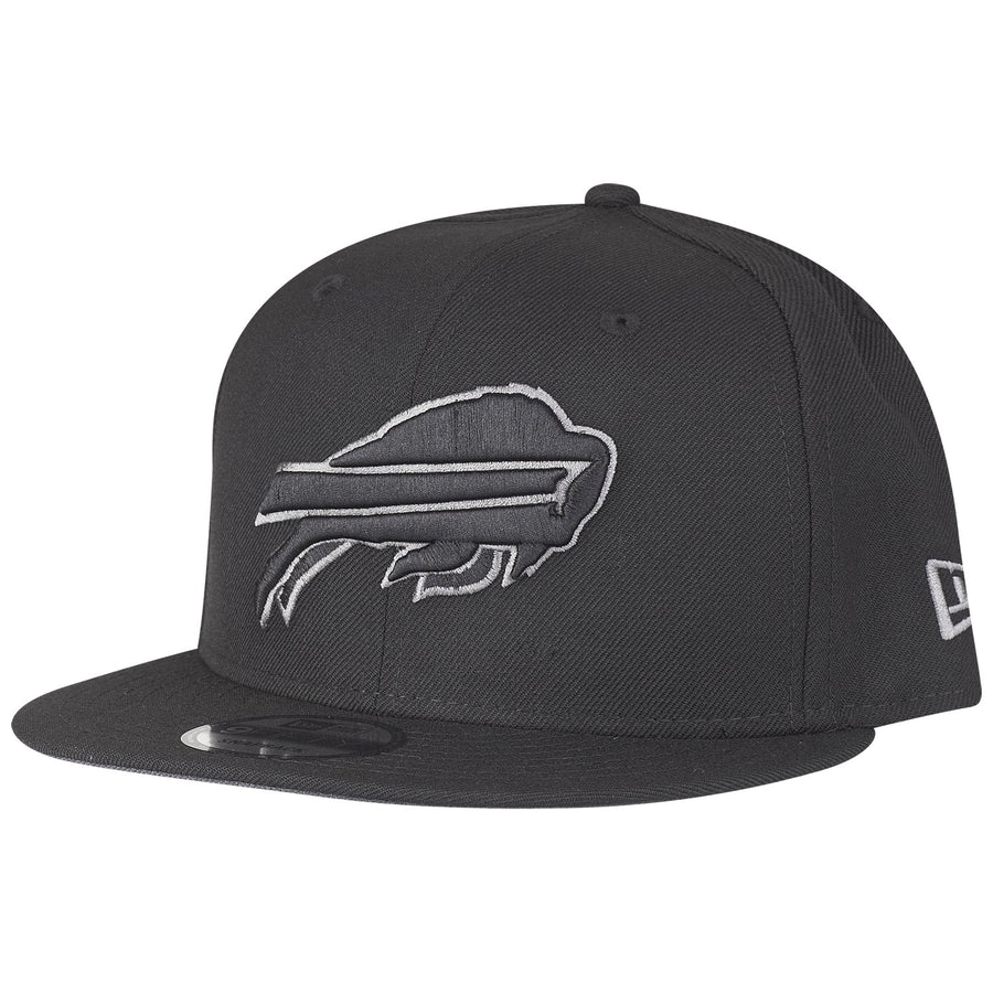 NFL Buffalo Bills New Era 9Fifty Snapback Hat (Black with White)