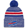 NFL Buffalo Bills '23 New Era Sideline Sports Knit Toque with Pom (blue)