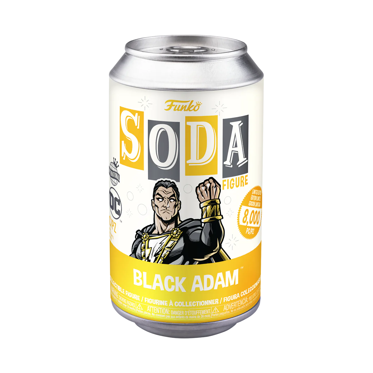 Funko Soda DC Black Adam International Edition- New in Sealed Can - Sale