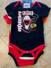 NHL Chicago Blackhawks Infant Reebok 3pc Bodysuit Set