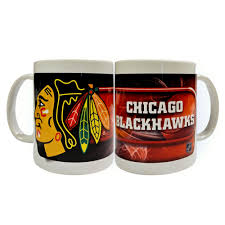 NHL Chicago Blackhawks 11oz Sublimated Ceramic Coffee Mug (price per mug)