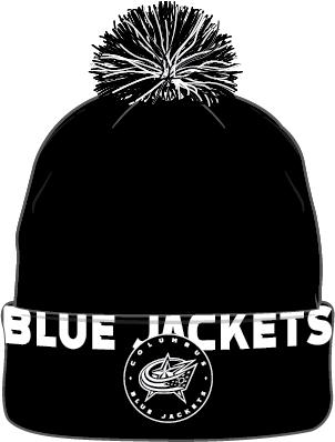 NHL Columbus Blue Jackets Fanatics High Stick Toque (Black)