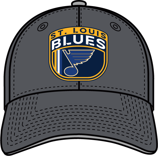 NHL St. Louis Blues Fanatics '24 Authentic Pro Stretch-Fit Storm Grey Hat