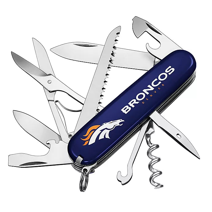 NFL Denver Broncos Classic Pocket Multi Tool (15 piece tool)