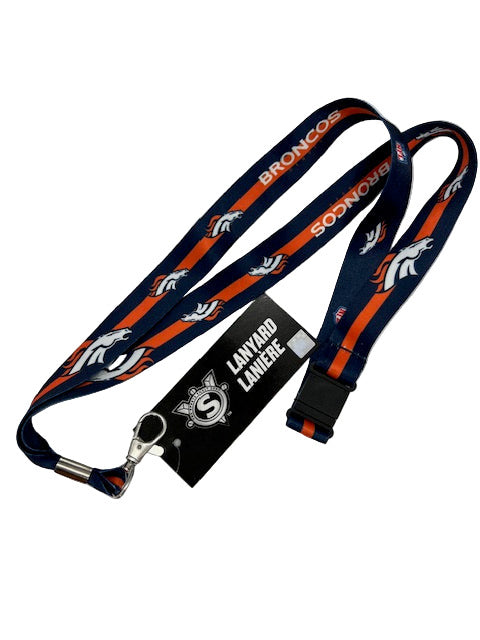 NFL Denver Broncos Sublimated Lanyard