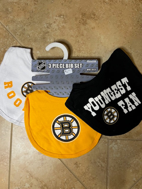 NHL Boston Bruins Reebok 3pc Bib Set