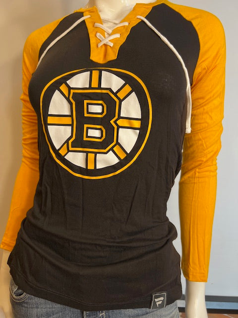 NHL Boston Bruins Women's Fanatics Lacer Long Sleeve Tee (online only)