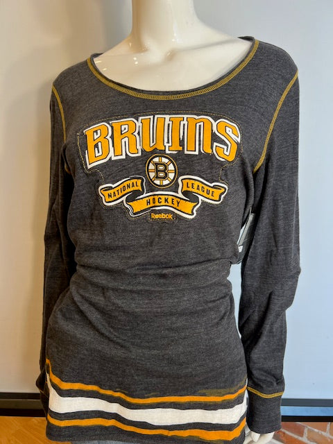 NHL Boston Bruins Women's Reebok L Long Sleeve Tee (online only)