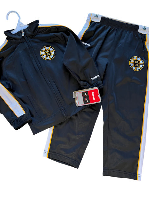 NHL Boston Bruins Toddler Reebok 2 piece Track Set