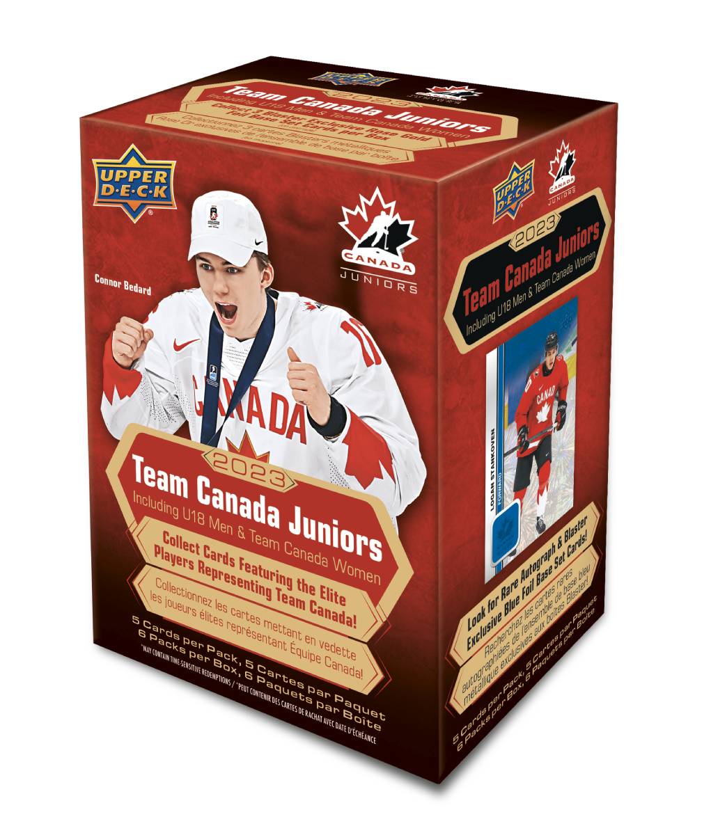 Upper Deck 2023 Team Canada Juniors Blaster Box