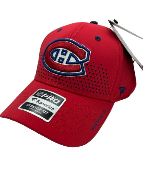 NHL Montreal Canadiens Fanatics Authentic Pro Draft Flex Hat