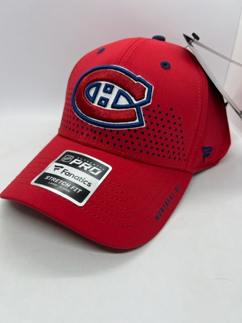 NHL Montreal Canadiens Fanatics Authentic Pro Draft Flex Hat