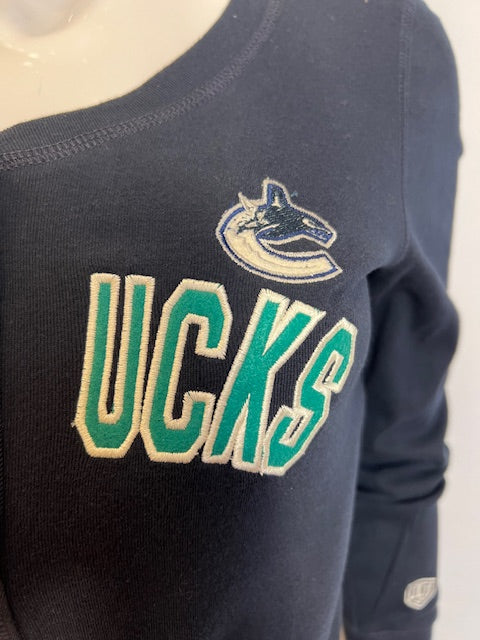 NHL Vancouver Canucks OTH Women's Long Sleeve Button Tee (online only)