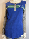 NHL Vancouver Canucks Fanatics Women's M Long Sleeve Button Tee (online only)