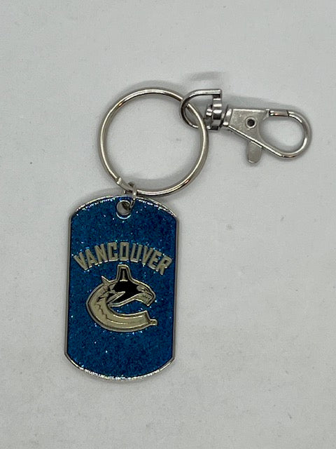 NHL Vancouver Canucks Dog Tag Keychain