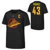 NHL Vancouver Canucks Youth "Hughes" Name & Number Tee
