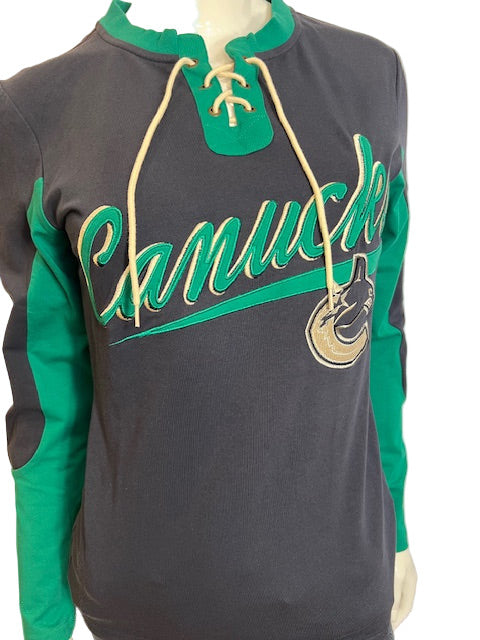 NHL Vancouver Canucks OTH Women's Long Sleeve Lacer Tee (online only)