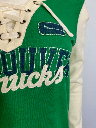 NHL Vancouver Canucks Fanatics Women's Lace-Up (green) (online only)