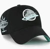 NHL Vancouver Canucks '47 Brand Clean Up Black Mint Cap