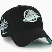 NHL Vancouver Canucks '47 Brand Clean Up Black Mint Cap