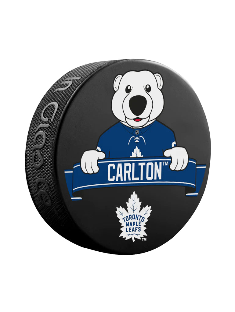 NHL Toronto Maple Leafs "Carlton" Souvenir Hockey Puck