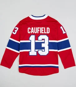 NHL Montreal Canadiens Cole Caufield #13 Kid's (size 4-7) Premium Home Jersey