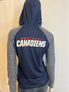 NHL Montreal Canadiens Women's S Fanatics Zip Lightweight Hoodie (online only)