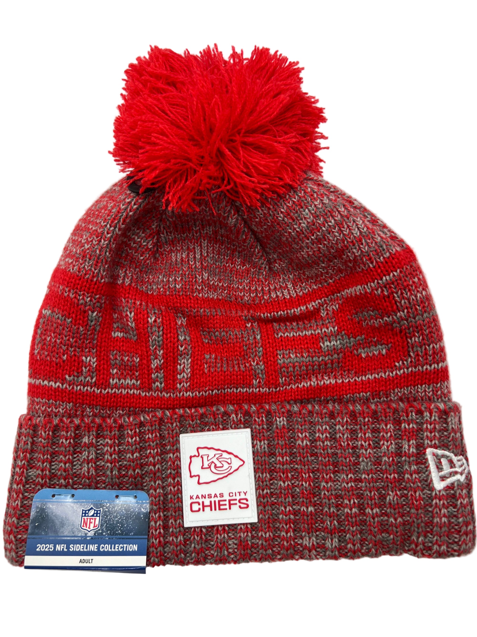 NFL Kansas City Chiefs '25 New Era Sideline Sports Knit Toque