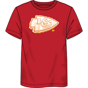 NFL Kansas City Chiefs Fanatics Chrome Dimensions Tee