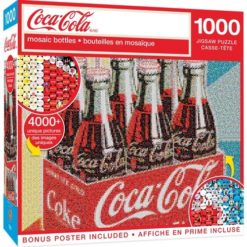 Coca Cola Mosaic Bottles 1000 piece puzzle