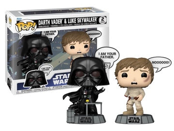 Funko POP Darth Vader & Luke Skywalker- Star Wars (2 Pack)