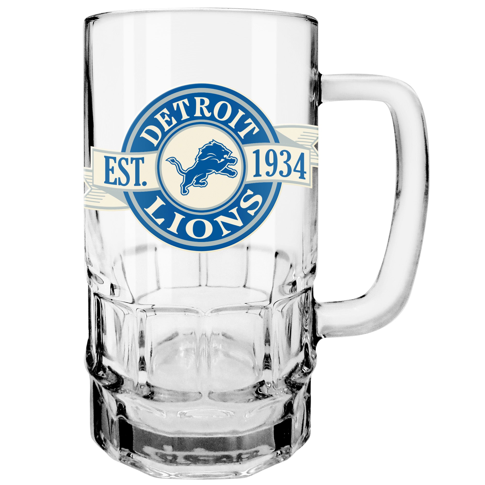 NFL Detroit Lions 18oz Banner Beer Stein