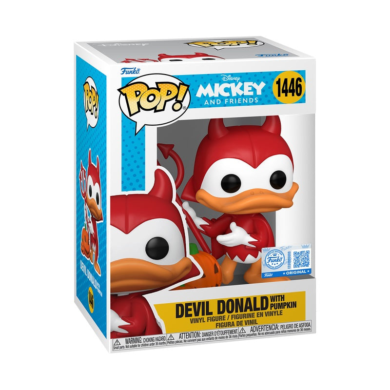 Funko POP Devil Donald with Pumpkin #1446- Disney