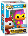 Funko POP Devil Donald with Pumpkin #1446 CHASE- Disney (Blacklight)