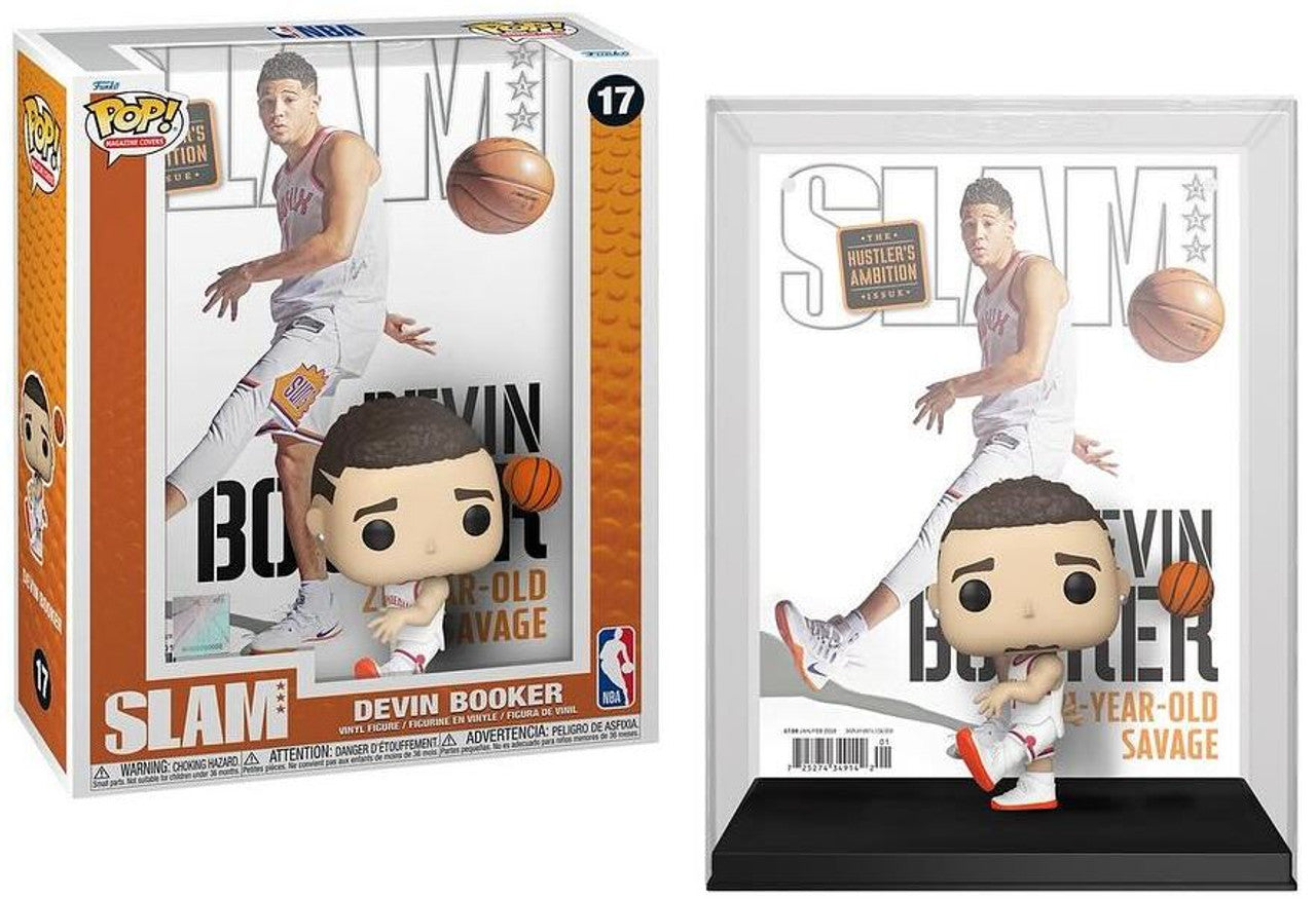Funko POP NBA Devin Booker #17 SLAM Magazine Cover - Phoenix Suns