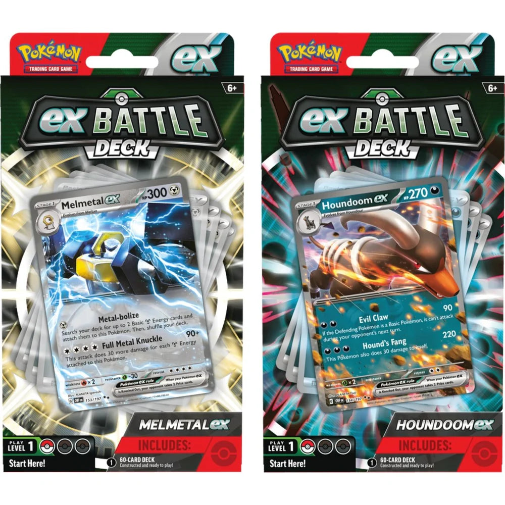 Pokemon Melmetal vs Houndoom Ex-Battle Decks