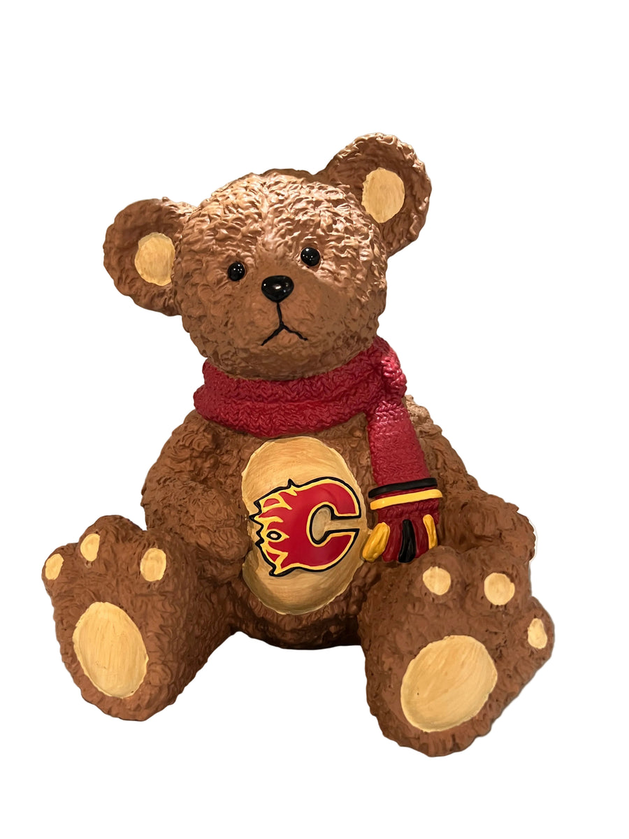 NHL Calgary Flames Bear Table Lamp