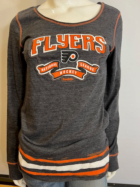 NHL Philadelphia Flyers Women's Reebok Long Sleeve Tee (online only)