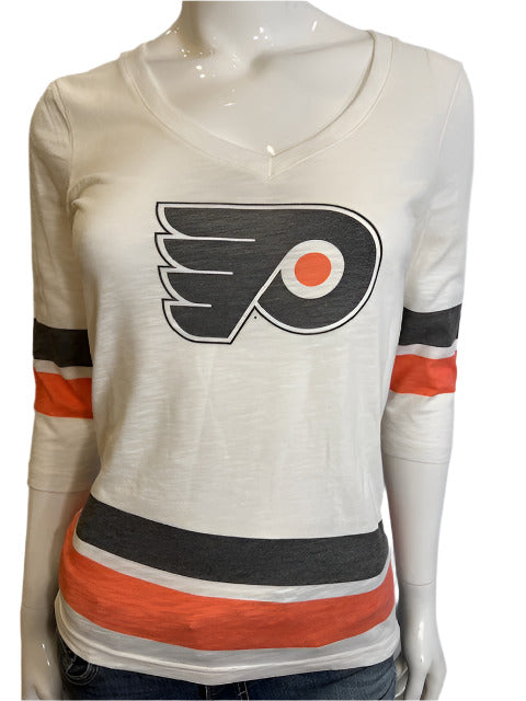 NHL Philadelphia Flyers Women's Burnout Long Sleeve Tee (online only)