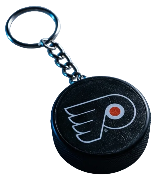 NHL Philadelphia Flyers Mini Puck Keychain