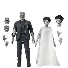 The Bride of Frankenstein - The Monster and His Mate by NECA (Black & White)