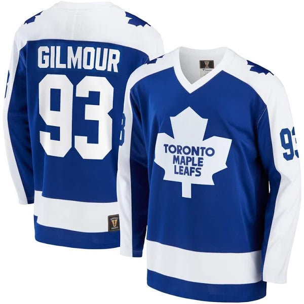 NHL Toronto Maple Leafs D Gilmour #93 Mens Fanatics "Vintage" Breakaway Jersey (Sale)
