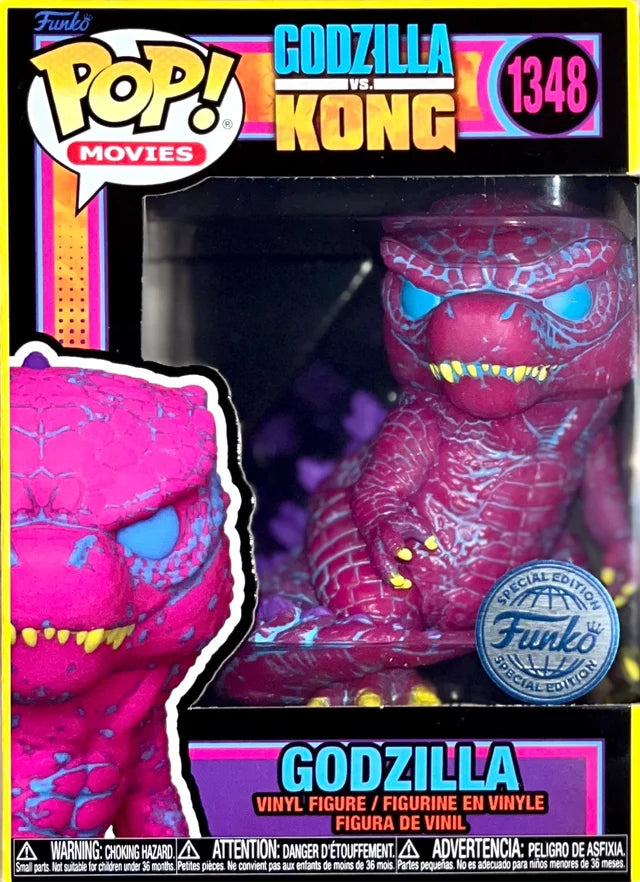 Funko POP Godzilla #1348 (Blacklight) - Godzilla vs Kong