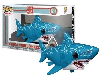 Funko Pop Great White Shark (Retro) #1754 - Jaws 50th Anniversary