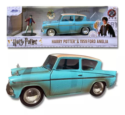 Harry Potter & 1959 Ford Anglia Hollywood Rides 1:24 Scale (diecast)