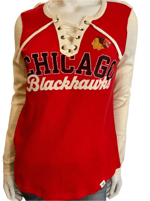 NHL Chicago Blackhawks Women's Fanatics Lacer Tee (online only)