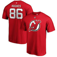 NHL New Jersey Devils Fanatics "Hughes #86" Player Tee