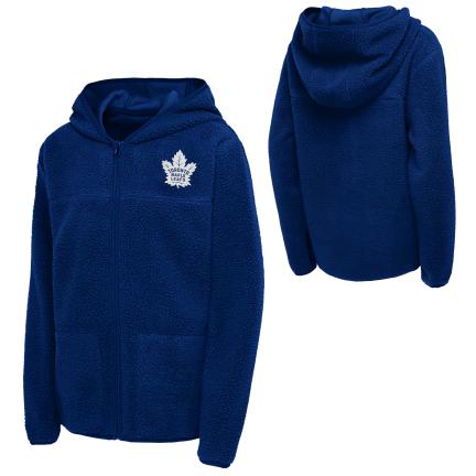 NHL Toronto Maple Leafs KIDS Top Scorer Full Zip Sherpa Hoodie