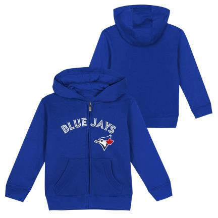 MLB Toronto Blue Jays Kid's Wordmark Full Zip Hoodie